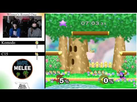 Florida Melee Circuit Finals - Komodo (Jigglypuff) Vs C15 (Fox) - Top 16
