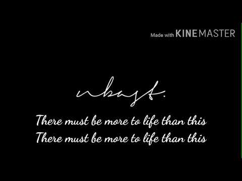 Freddie Mercury ~ There Must Be More to Life Than This ~ lyrics