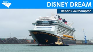 Disney Dream departs Southampton (22/07/2023)