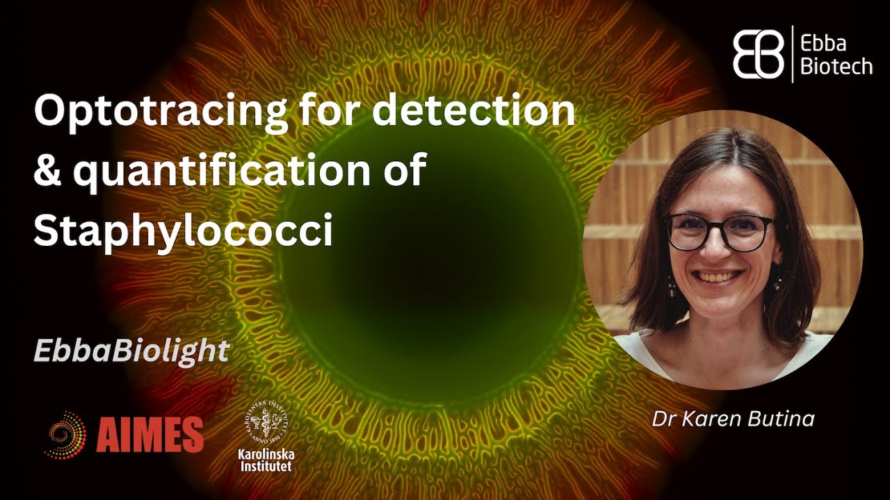 Optotracing for detection & quantification of Staphylococci