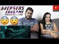 Marvel Studios' AVENGERS: ENDGAME Trailer Reaction | Malaysian Indian Couple | Tamil