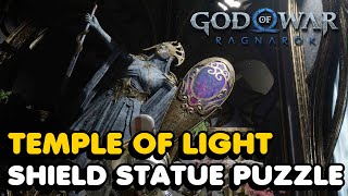 God Of War Raganrok - Temple Of Light Shield Statue Puzzle Solution