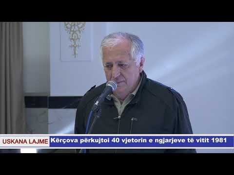 Kërçova përkujtoi 40 vjetorin e ngjarjeve të vitit 1981