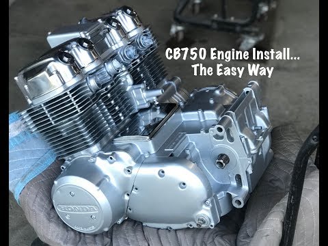 Installing CB750 Engine the Easy Way