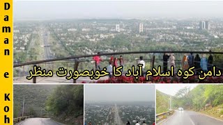 Daman e Koh viewpoint road Trip Islamabad Pakistan | دامن کوہ کا سفر اور بہت خوبصوت نظارہ