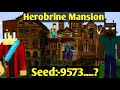 Minecraft Herobrine Mansion Seed😮 || Herobrine Mansion In Craftsman: Crafting And Building