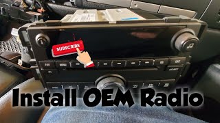 How to: Install OEM Radio on a 2012 Chevrolet Silverado