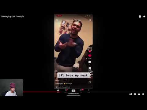 AMERICAN REACTS- MrKing7up Jail Freestyle