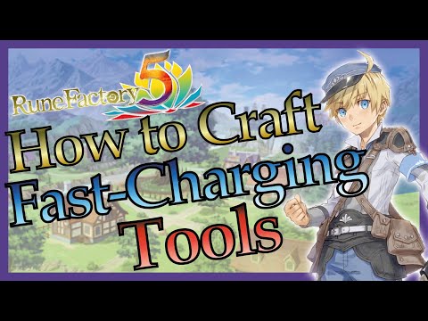 [RF5] How to Craft FAST-CHARGING FARM TOOLS – Teachers Guide to Rune Factory 5