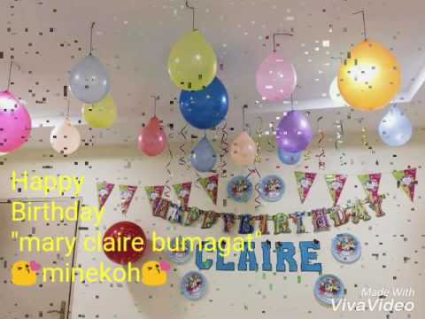 HAPPY birthday mine.... Mary claire bumagat😍😘
