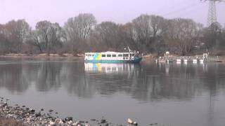 preview picture of video 'Elbfähre BOSEL Coswig (Sa.) - Constappel/ ferry boat near Coswig'