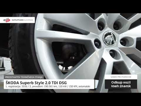 ŠKODA Superb Style 2.0 TDI DSG - TEHNIČNO STANJE