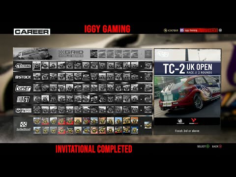 INVITATIONAL - Career COMPLETED - World Series - GRID 2019
