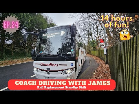 Coach Driving With James Ep.24 - Rail Replacement Standby Shift