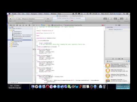 Objective-C Calculator #4 Beginning Efficiency!