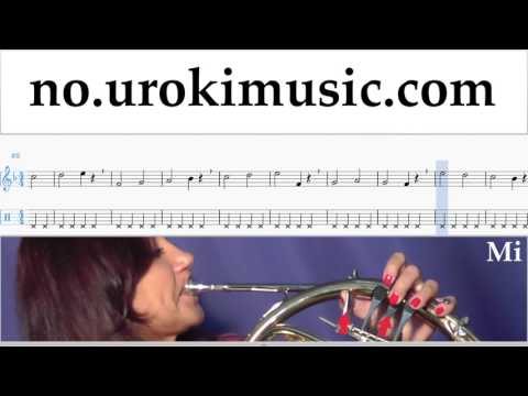 Valthorn Kurs Lukas Graham - 7 Years Trening Studie Del 1 øvelser um-i935