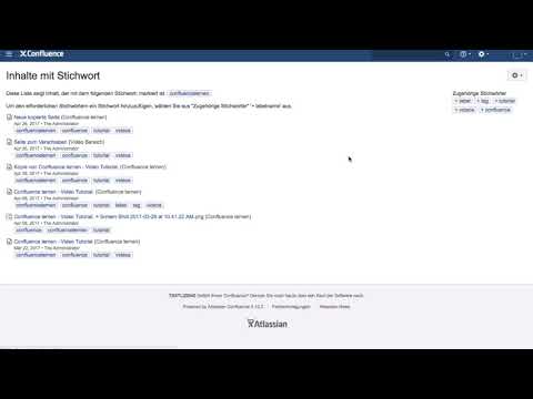 Die Inhalte mit Stichwort Seite - Atlassian Confluence lernen #75