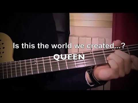 Is this the world we created? (Wembley '86 version) Queen guitar cover