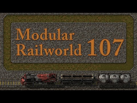 Factorio Modular Railworld #107 - Starting Up Seven Factories