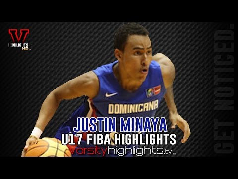 Justin Minaya 2015 U17 FIBA International Highlights (Guard/Dominican Republic)