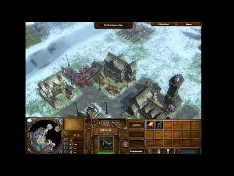 Age of Empires 3 The Warchiefs - Act 1 Mission 4 - Crossing the Delaware - Hard