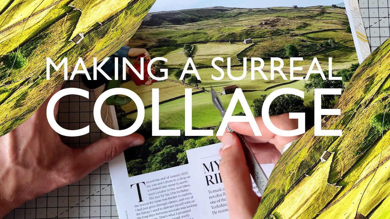 How I Made This Surreal Collage (Real time)