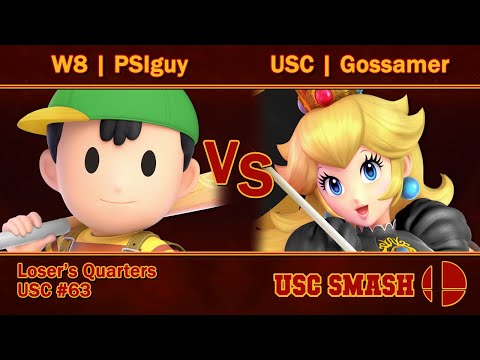 USC Smash Biweekly #63 W8 | PSIguy (Ness) vs USC | Gossamer (Peach)