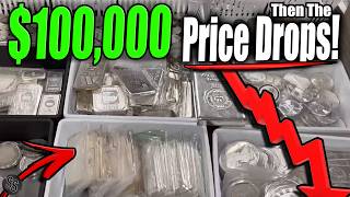 Coin Shop Owner Buys $100,000 in SILVER... Then the Price Drops!