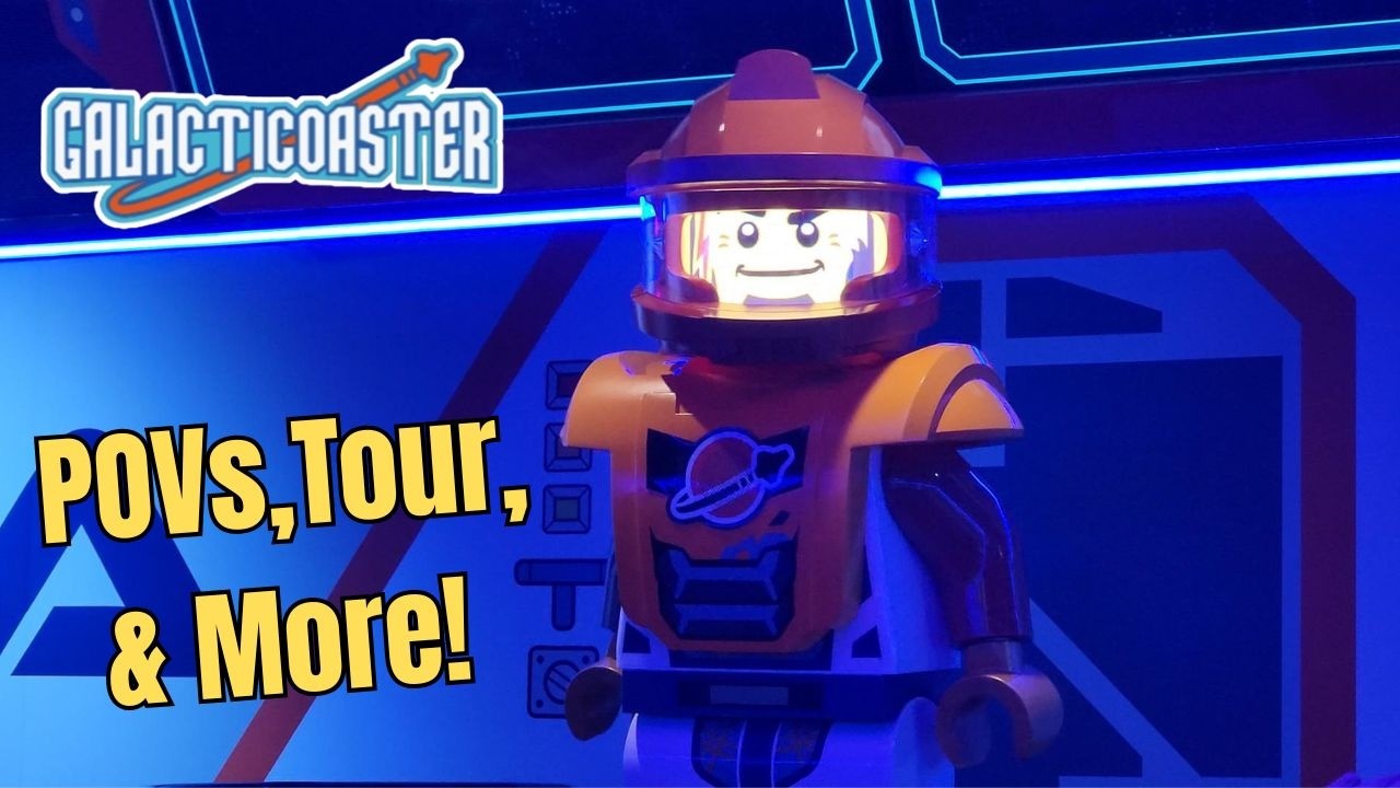 Galacticoaster LEGOLAND Florida | Full On-Ride POV & Complete Tour