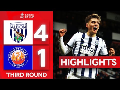 FC WBA West Bromwich Albion 4-1 FC Aldershot Town