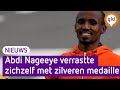 Met zilver op de marathon verraste Nageeye 'ook zichzelf'.