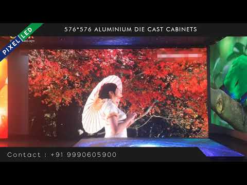 Rectangle Smd Display 12X10 led screen, For Entertainments, Display Size: 576mm*576mm