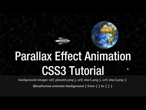 Parallax Effect Animation Multiple Background CSS Tutorial