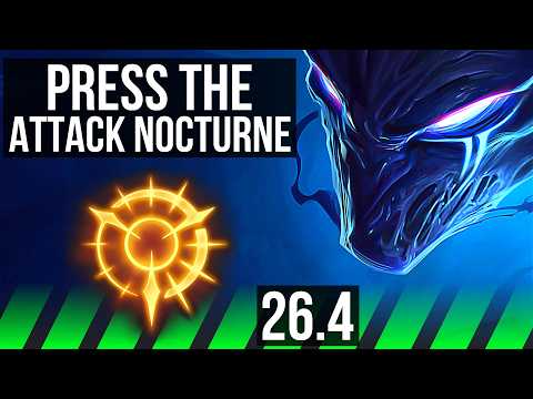 NOCTURNE vs KHA'ZIX (JGL) | 42K damage, Press The Attack | EUW Master | 26.4