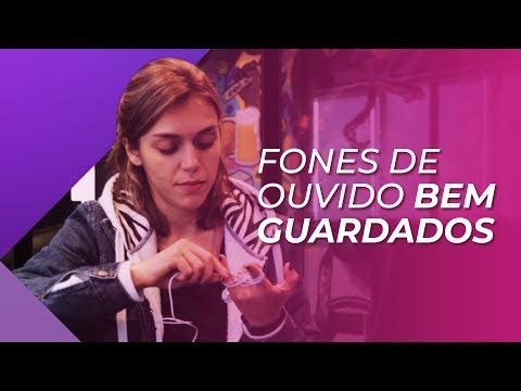 Part of a video titled Como enrolar o seu fone de ouvido da maneira correta? - YouTube