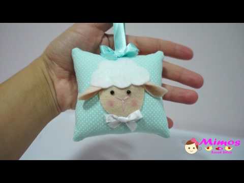 Sachê perfumado almofadinha ovelha