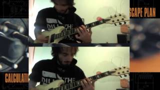 The Dillinger Escape Plan - Clip The Apex...Accept Instruction (GUITAR COVER)