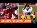 Alabama WR Jameson Williams & Iowa OL Tyler Linderbaum Declare for 2022 NFL Draft | CBS Sports HQ