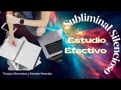 🎧💫 POTENTE SUBLIMINAL SILENCIOSO - ESTUDIO EFECTIVO 📖 📚 🙌🏼
