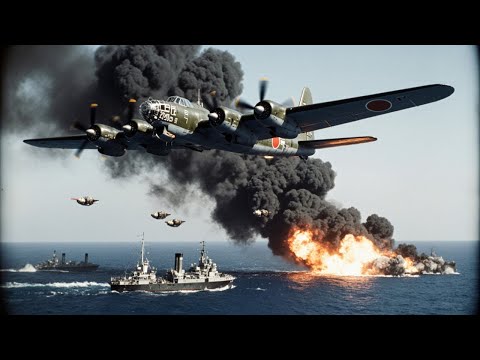 Japan’s Convoy Annihilated in 15 Minutes by B-25 Gunships That Turned the Sea Into Fire