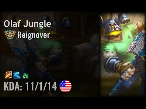 Olaf Jungle vs Gragas - Reignover - NA Challenger Patch 6.12