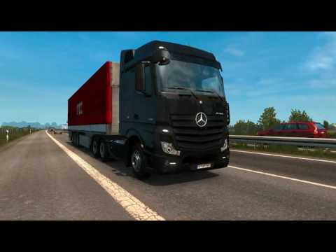 ETS 2 - Mercedes Actros MP4 - Trip: Rostock - Berlin