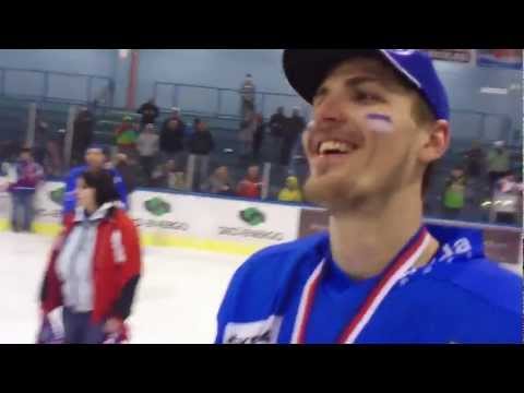 Vrchlabí a Martin Lepka slaví titul mistra (Vrchlabí - Trutnov 6:4 (1:2, 2:1, 3:1)