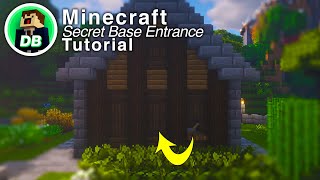 NEW Minecraft Secret Base Entrance Design Tutorial!