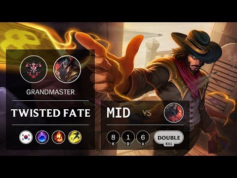 Twisted Fate Mid vs Aatrox - KR Grandmaster Patch 9.10
