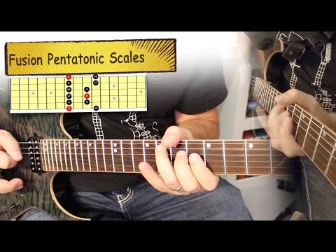 Fusion Guitar Pentatonic Scales Lesson