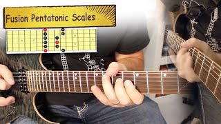 Fusion Guitar Pentatonic Scales Lesson