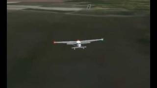 preview picture of video 'X-Plane Landing Flight Simulator Poland Russia'