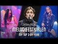 My Top 3 By Year Melodifestivalen 2010 2021