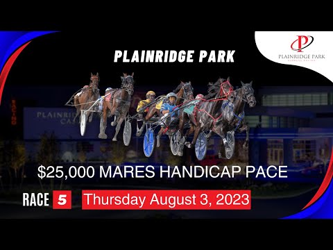 Plainridge Park - Featured $25,000 MARES HANDICAP Pace August 3, 2023